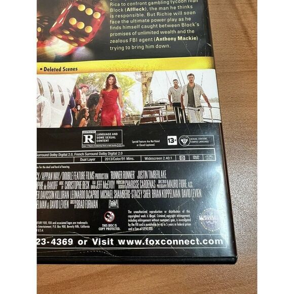 Runner Runner (DVD, 2014)• Rated R• 20th Century Fox - Picture 4 of 7